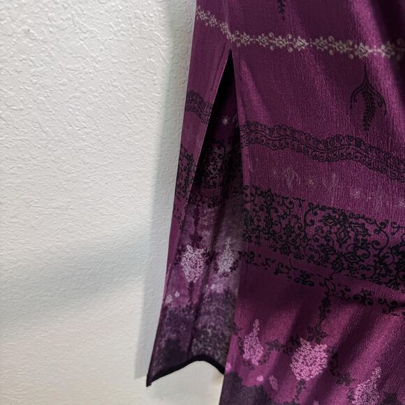 Vintage Y2K Dress Womens Medium Ombre Maxi Halter Whimsigoth 90s Prom Bodycon - Picture 9 of 14